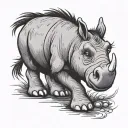 eeyore tattoo design idea