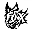 "Fox Box" "Fox Box" in the shape of a fox tail tattoo design idea