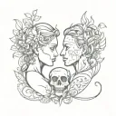 Tattoo that symbolises parents with toxic relationship tattoo design idea