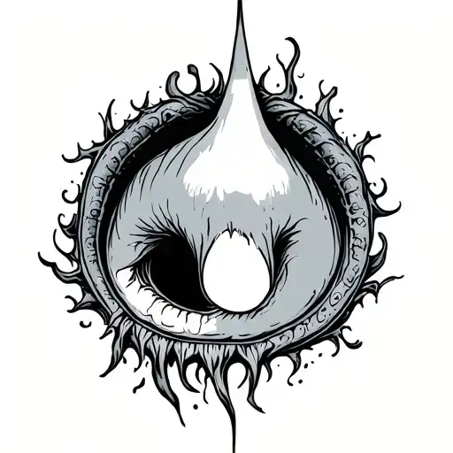 butthole tattoo design idea