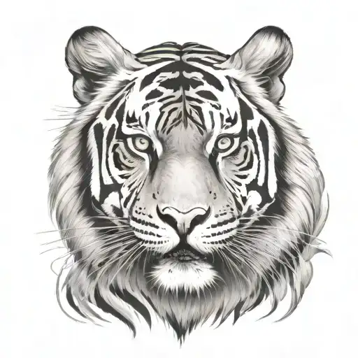tiger face tattoo tattoo design idea