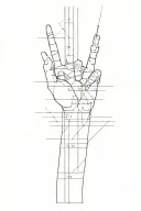 fore arm texts going down vertically inside tattoo design idea