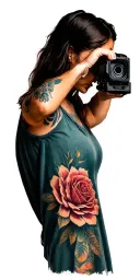 videographer capturing tattoo design idea