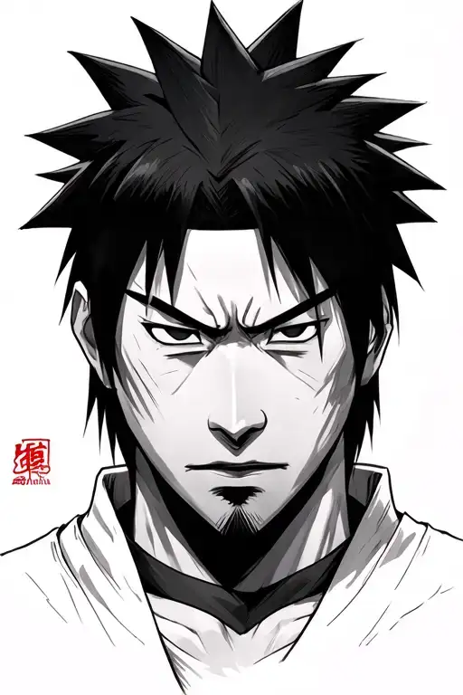 Sasuke Uchiha, Sung Jin Woo, Toji Fushiguro tattoo design idea