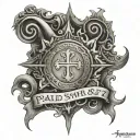 psalm 28:7-8 tattoo design idea