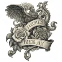 psalm 28:7-8 tattoo design idea