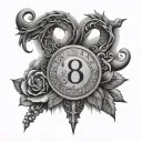 psalm 28:7-8 tattoo design idea