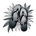 Flip Flop tattoo design idea