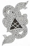 celtic knot symbol tattoo design idea