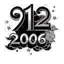 stars,clouds,912 area code, 2006, tattoo design idea