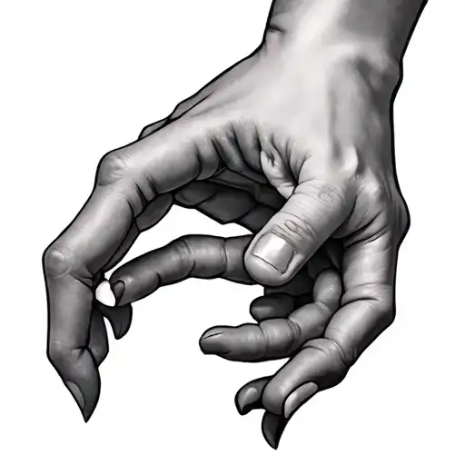 02.12.21, pendulum, baby hand around adult hand tattoo tattoo design idea