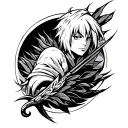 Suggest several different tattoos that combine symbolism from anime such as Bleach, Naruto, and Solo Leveling. tattoo design idea