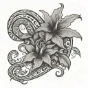 florida carved tattoo design idea