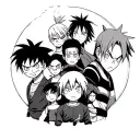 one piece,hunter x Hunter,dragonball,demon slayer.naruto,spy family tattoo design idea
