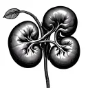 Kidney Bean tattoo design idea