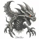 Demogorgon tattoo design idea