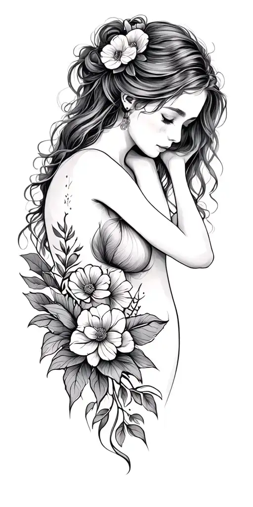 i have an idea i want to show how not having a mother effected me , her not being the mother i needed and still need due tattoo design idea