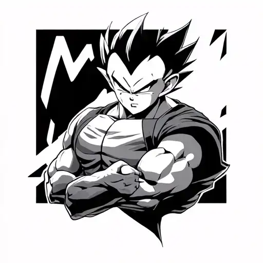 Embrace for the M can you use the Majin Vegeta M tattoo design idea
