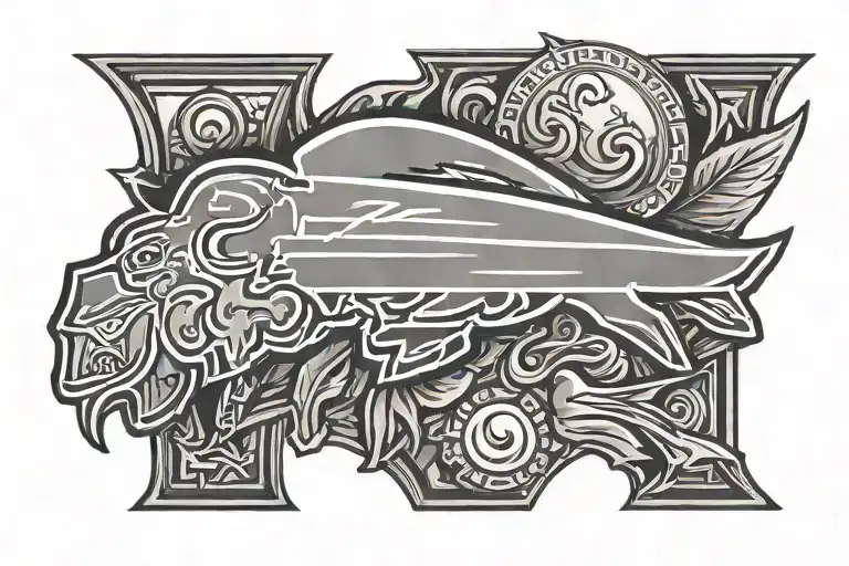 Buffalo Bills logo tattoo design idea