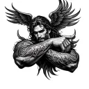 Johnny silverhands arm tattoo design tattoo design idea