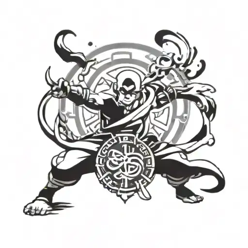 avatar the last air bender tattoo design idea
