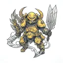 Helldivers tattoo design idea