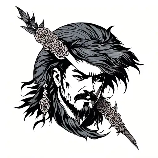 Tengri tattoo design idea