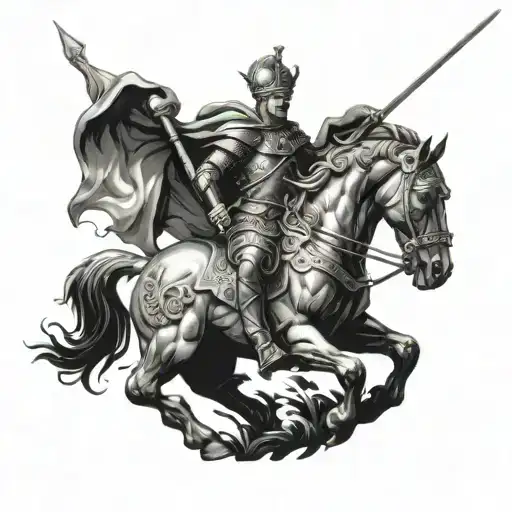 St. George the Victorious tattoo design idea