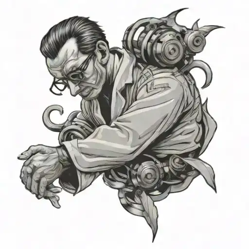 Doctor BJJ themed tattoo tattoo design idea