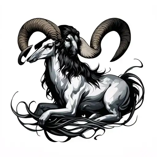 Aries Sagittarius tattoo design idea