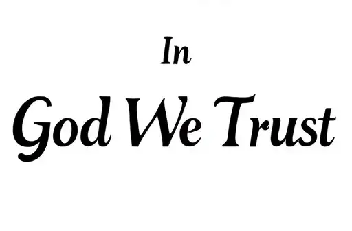 "In God We Trust
" tattoo design idea