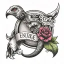 tried to endure what i could not forgive in quote  tattoo design idea