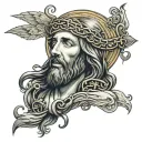 jesus christ tattoo design idea