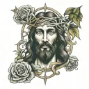 jesus christ tattoo design idea
