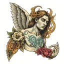 nirvana in utero tattoo design idea