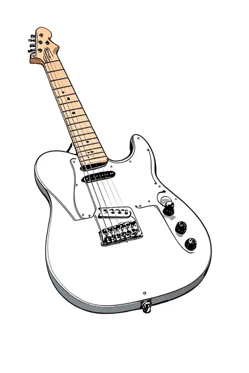 Telecaster tattoo design idea