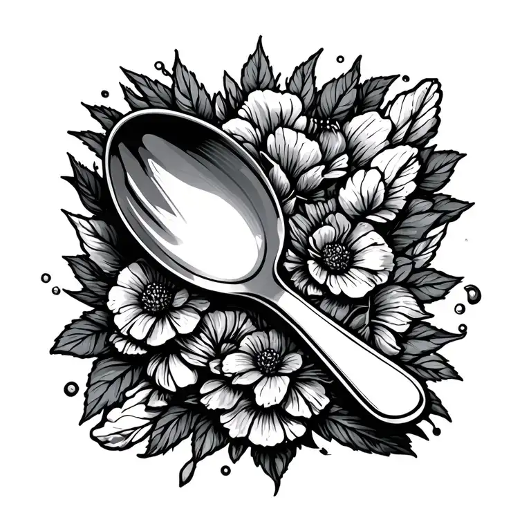 there is no spoon tattoo design idea