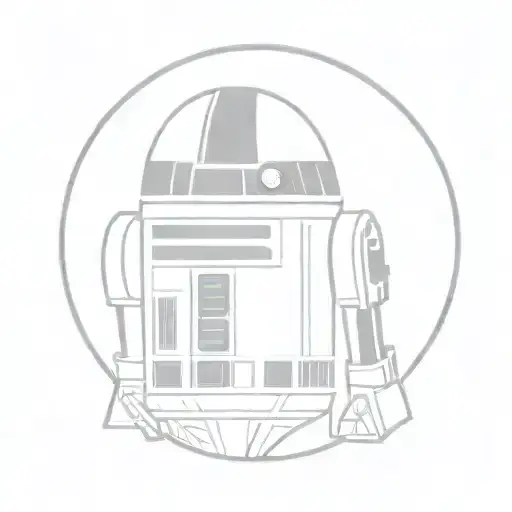 darth vader and star death tattoo design idea