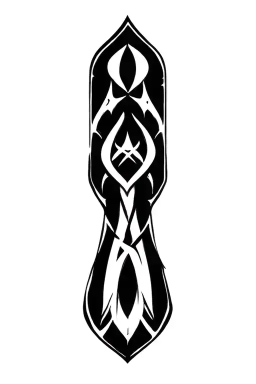 Norse runes tattoo design idea