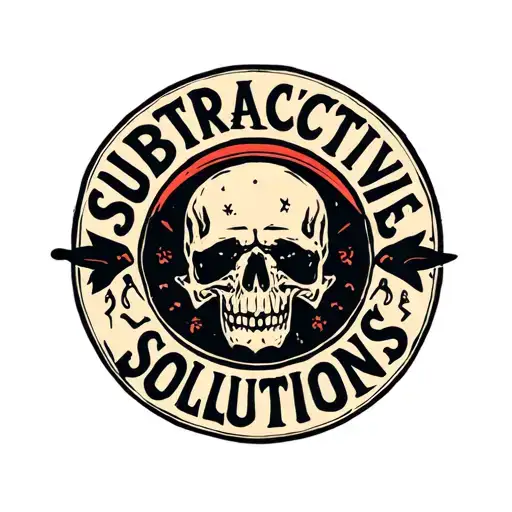 "Subtractive Solutions" "Subtractive Solutions" Shop Logo tattoo design idea