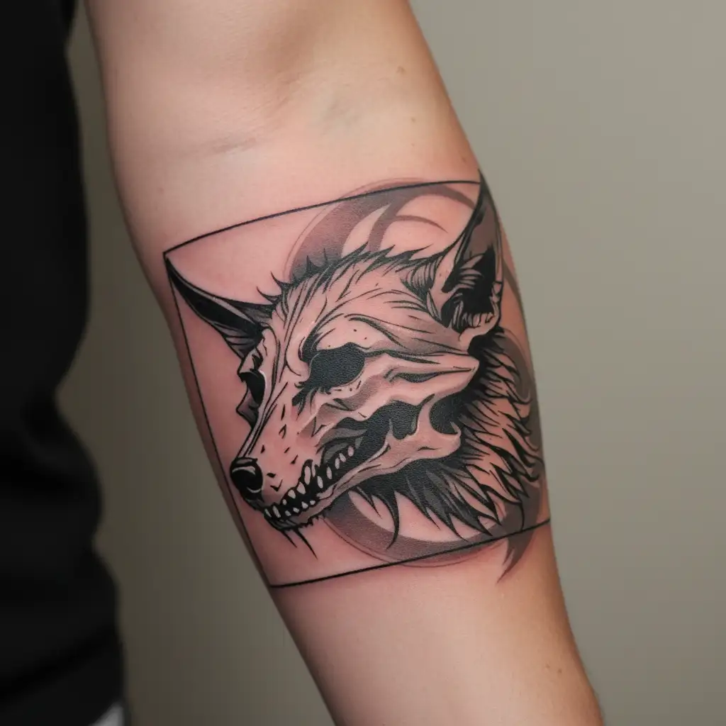 coyote skull tattoo design tattoo design idea