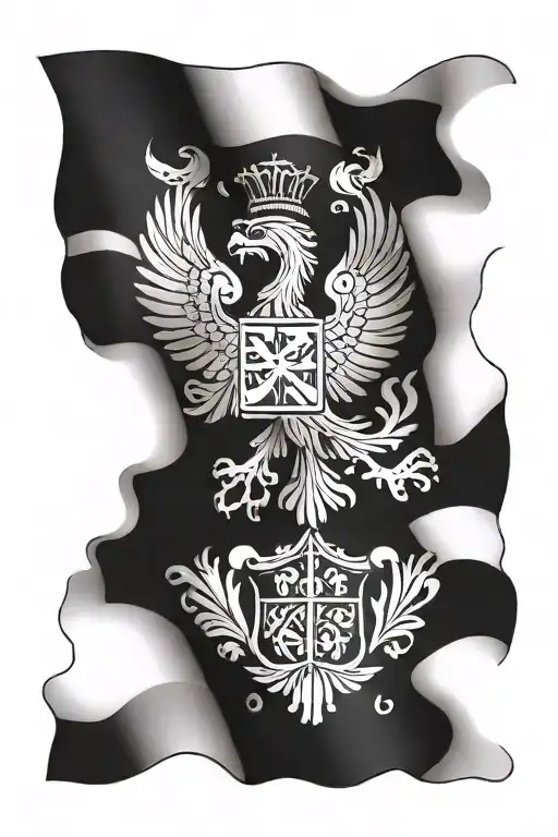 romanian flag tattoo design idea