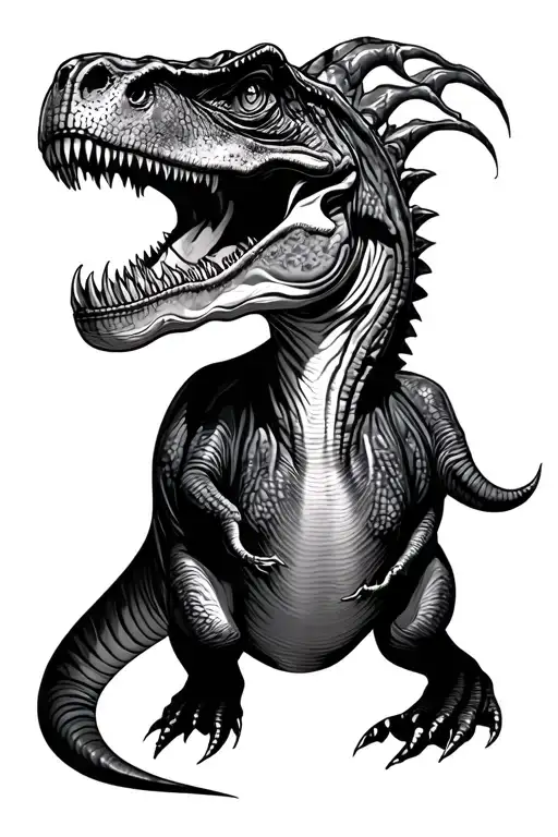 dinosaurs sleeve tattoo tattoo design idea