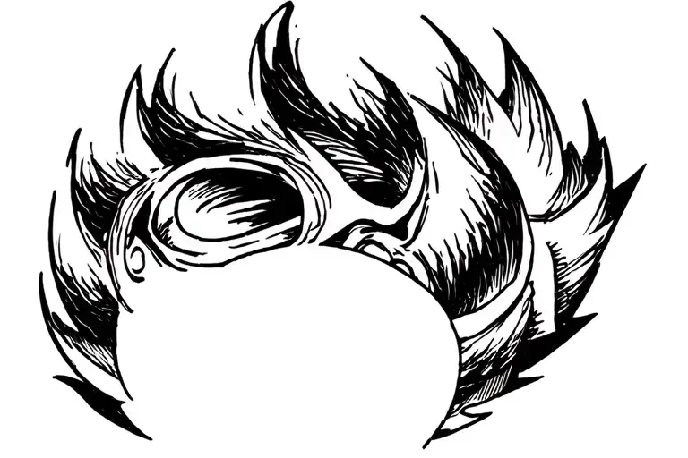 luffy gear 5 tattoo design idea