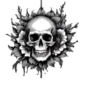 life and death is the power  tattoo design idea