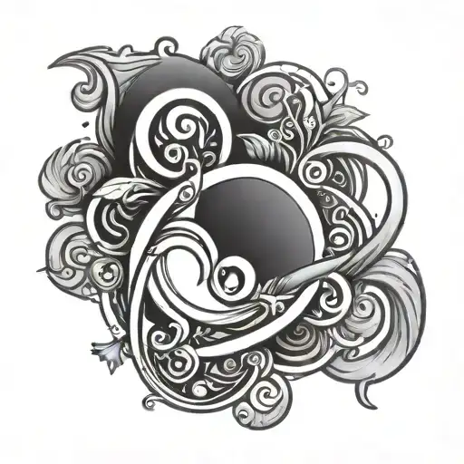 adoption symbol tattoo design idea