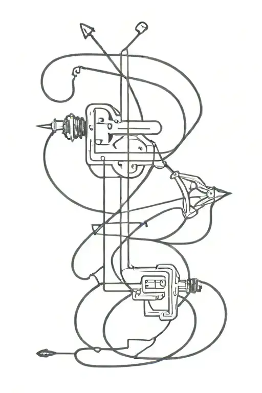 Foo fighters the colour and the shape tattoo design idea