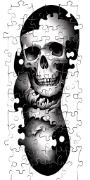 Jigsaw Puzzle tattoo design idea