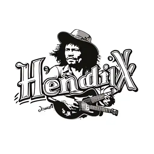 "Hendrix " lineman working tattoo design idea