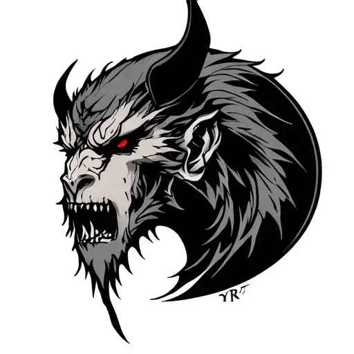 Tyr tattoo design idea